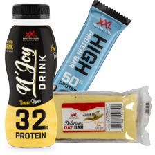XXL Nutrition of N’Joy protein bar of drink